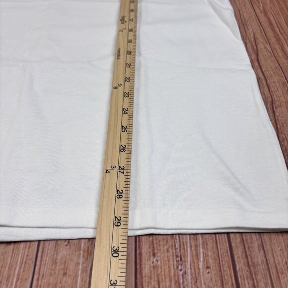 Champion Heritage Heavyweight White T-Shirt With Embroidered Logo Size L - Picture 7 of 9